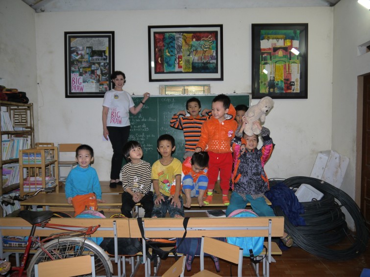 “A painting is never finished – it simply stops in interesting places” - Paul Gardner-a-painting-is-never-finished-it-simply-stops-in-interesting-places--paul-gardner-British International School Hanoi The Big Draw (14)