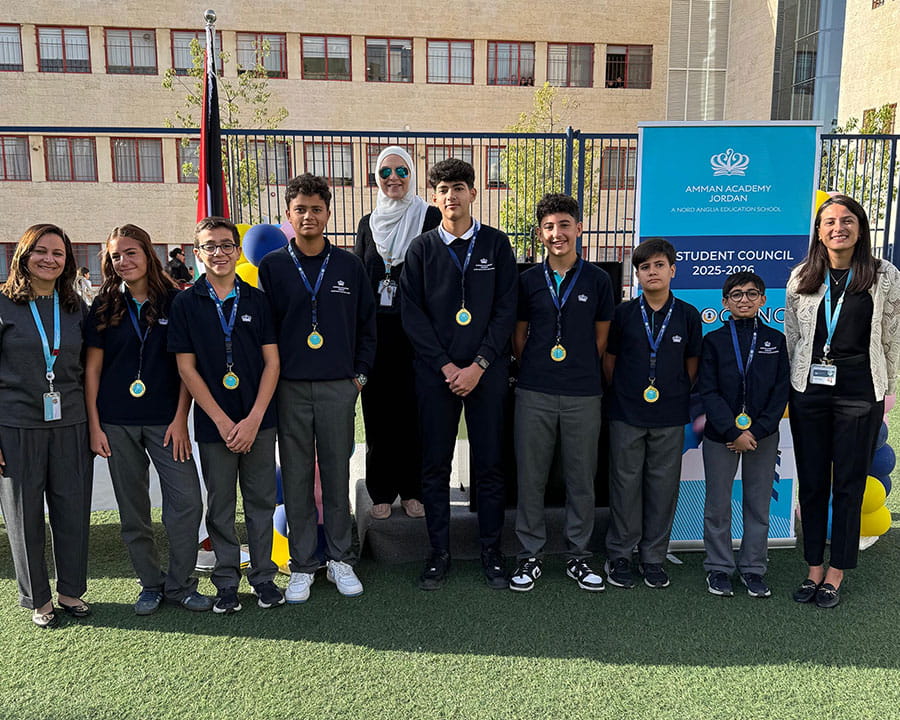 Group shot of student council members