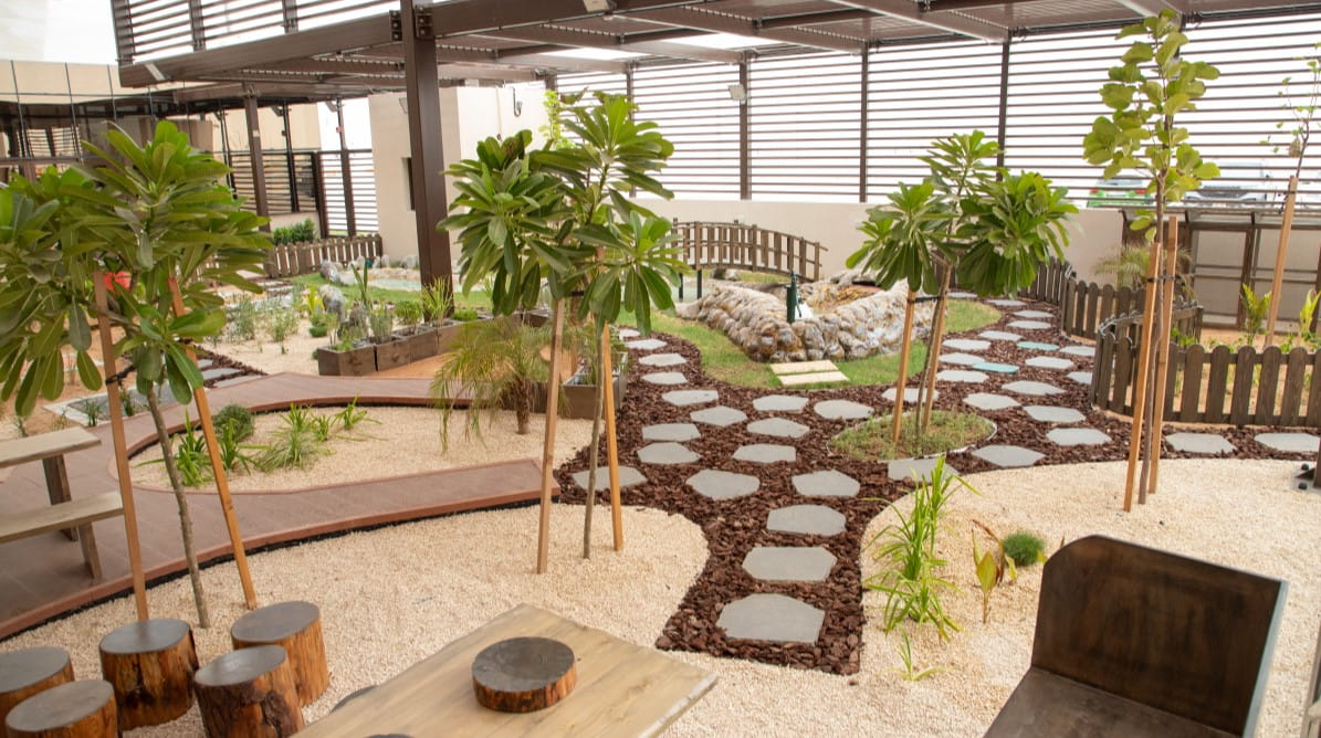 Eco Adventure outdoor Garden at BIS Abu Dhabi international school