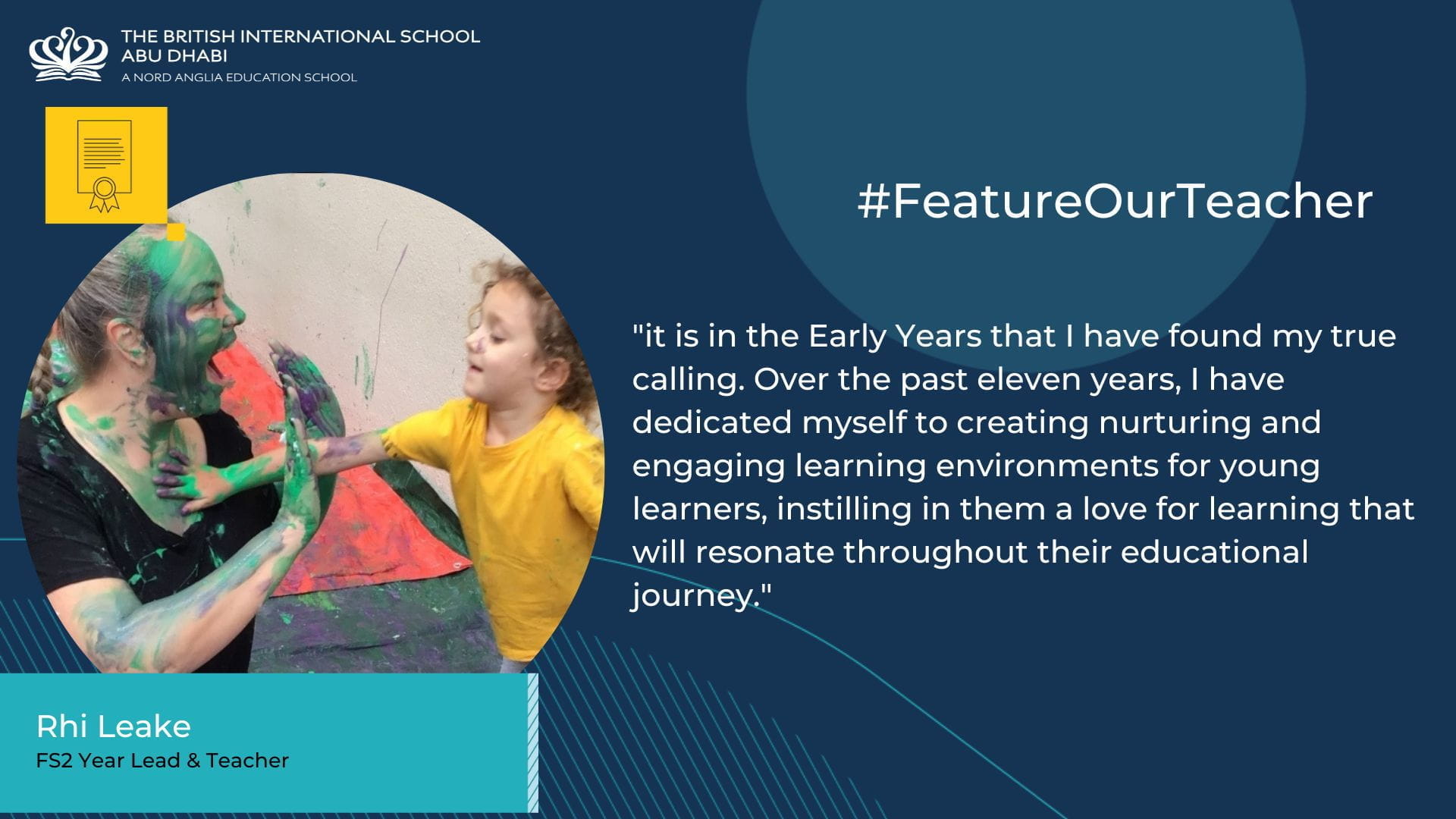 Feature Our Teacher Rhi Leake - Feature Our Teacher Rhi Leake