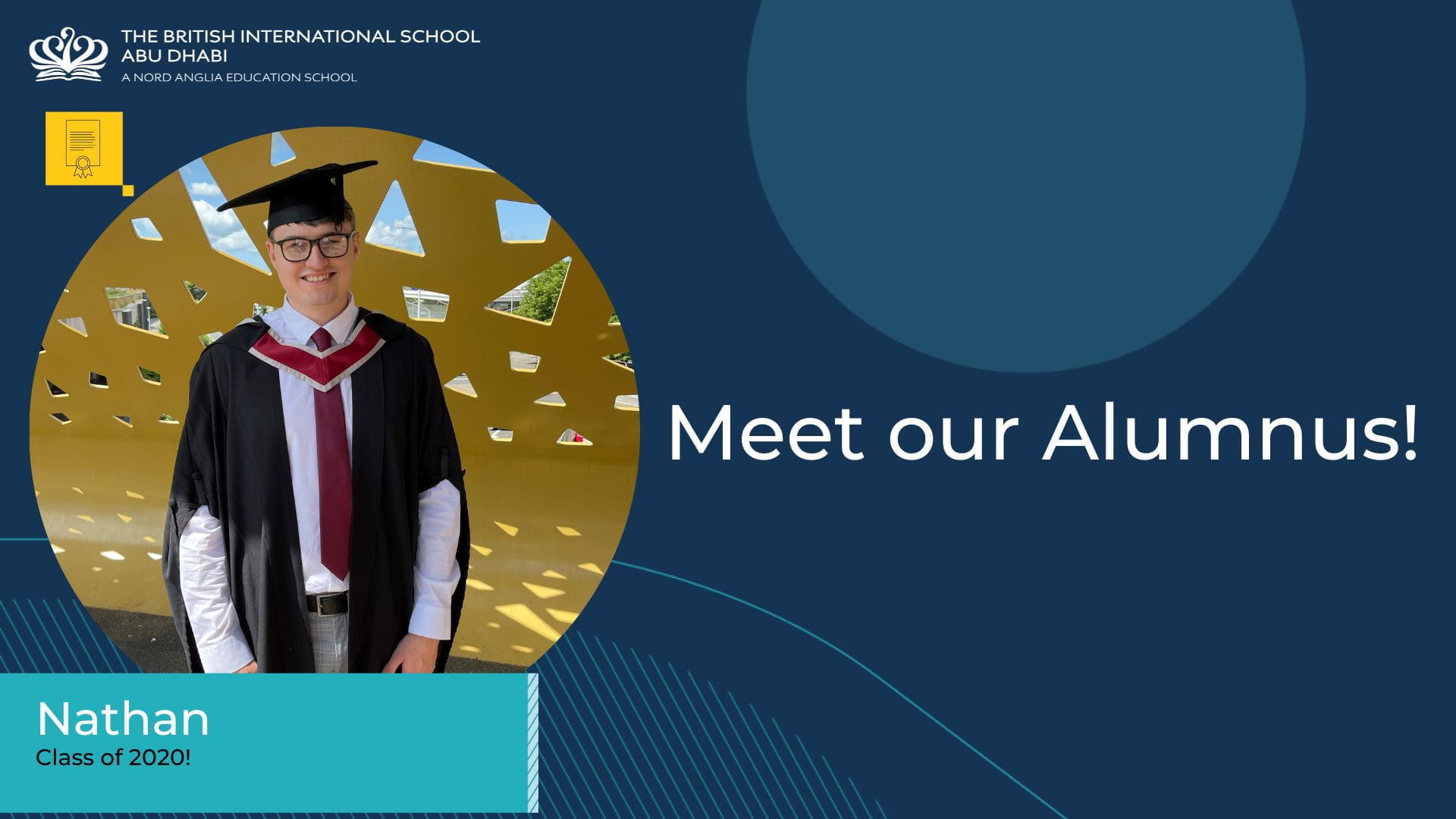 Meet Our Alumni Nathan Class of 2020 - Meet Our Alumni Nathan Class of 2020