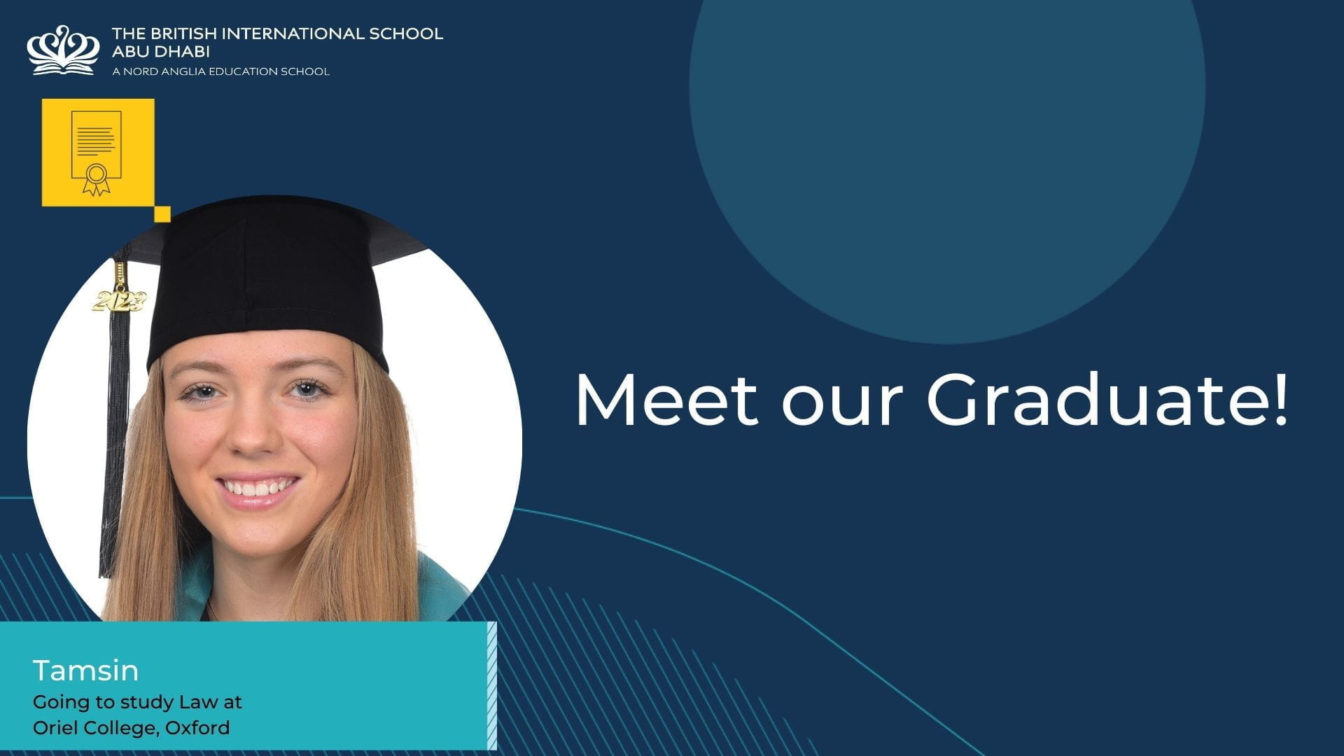 Meet our Graduate Tamsin - Meet our Graduate Tamsin
