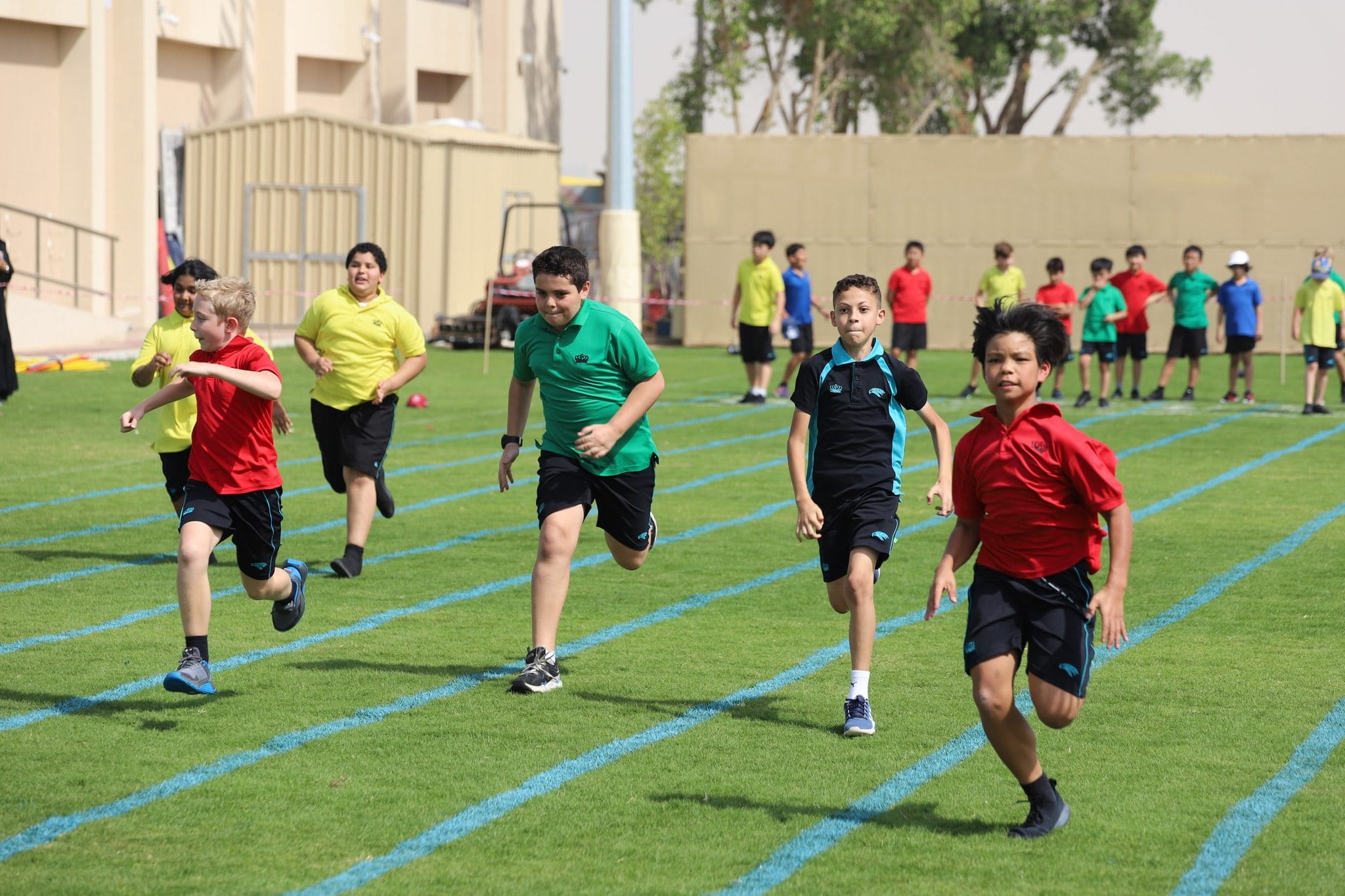 Primary Children Running at Sports Day