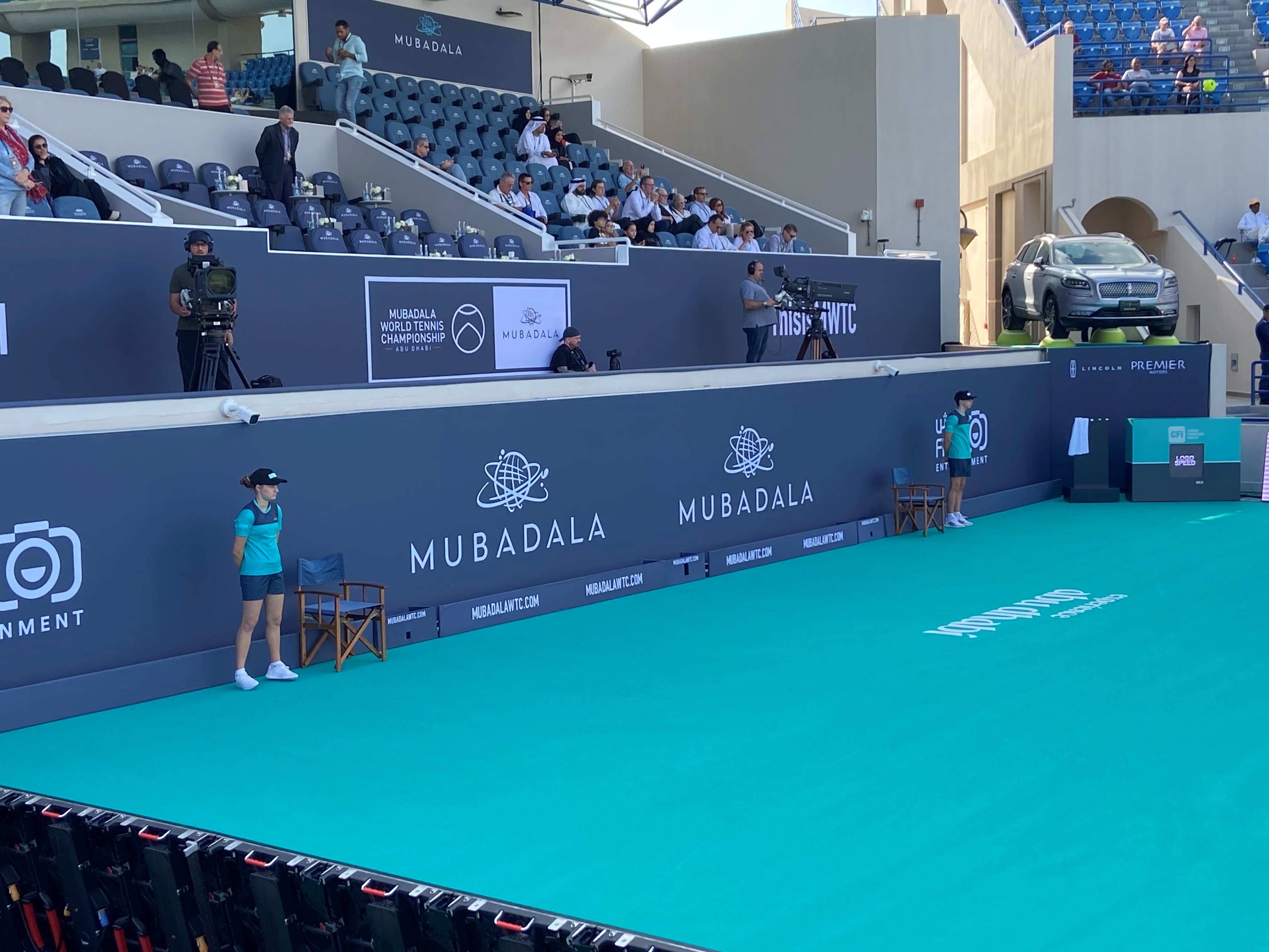 Ball kids at the Mubadala Tennis Championship - Carousel For News Detail