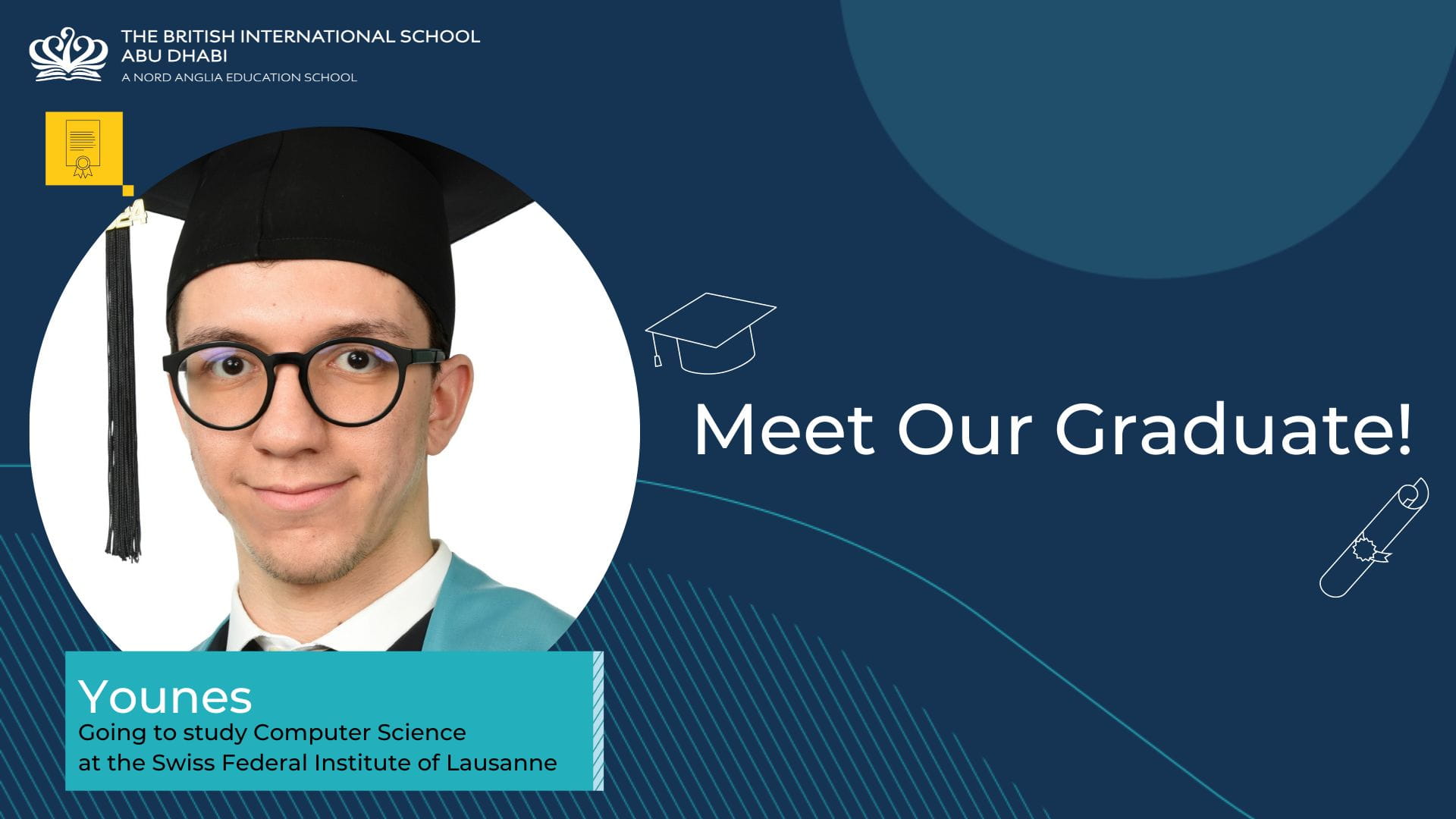 Meet Younes Class of 2024 IB Diploma Graduate - Meet Younes Class of 2024 IB Diploma Graduate