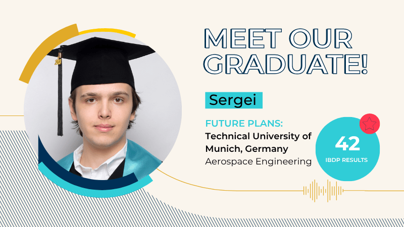 BIS Abu Dhabi Class of 2026 IB Diploma Programme Graduate, Sergei