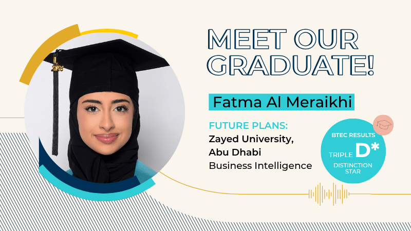 BIS Abu Dhabi Graduate, Fatma AL Meraikhi