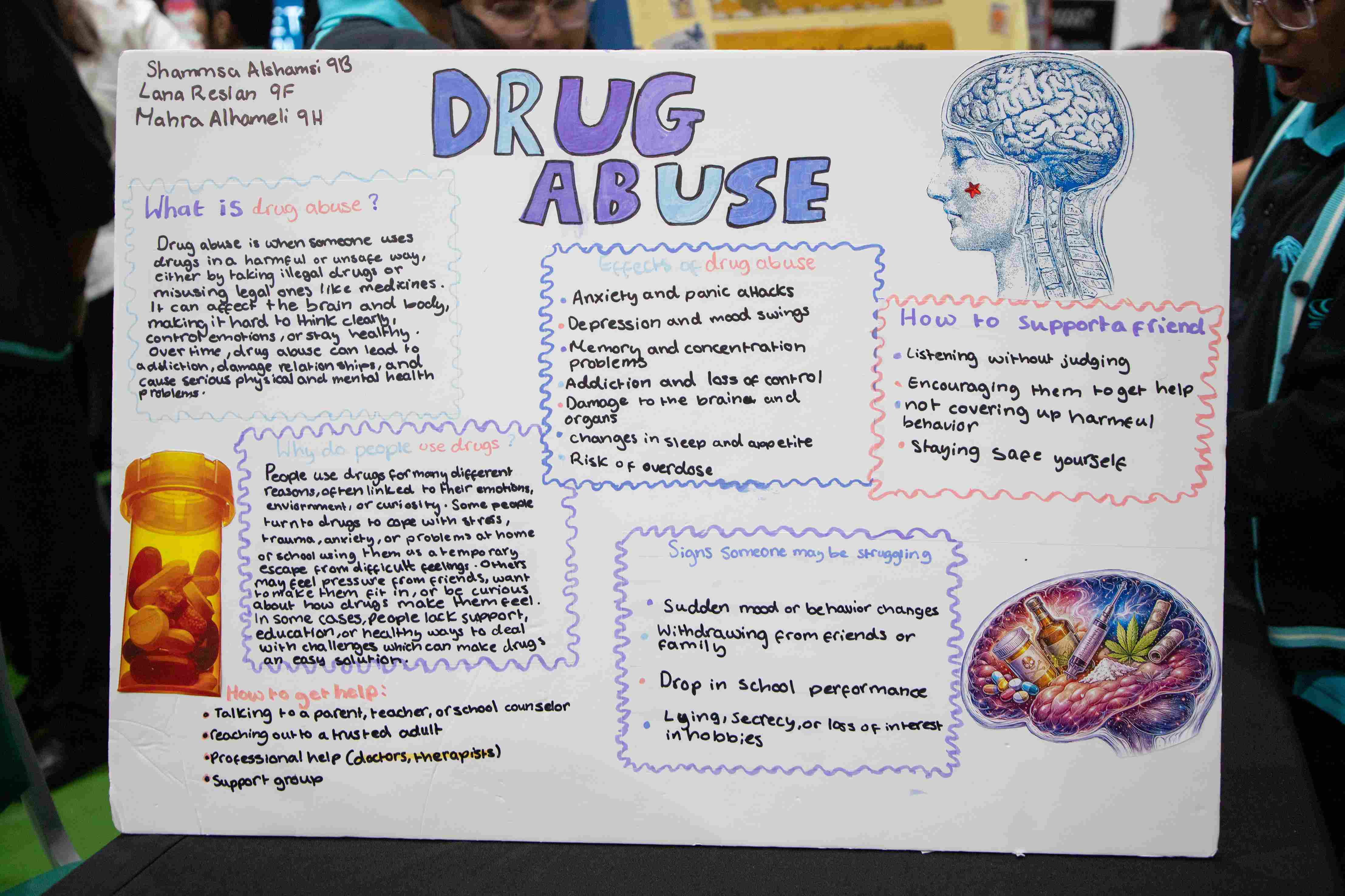 Minds Matter Mental Health Exhibition at The British International School 