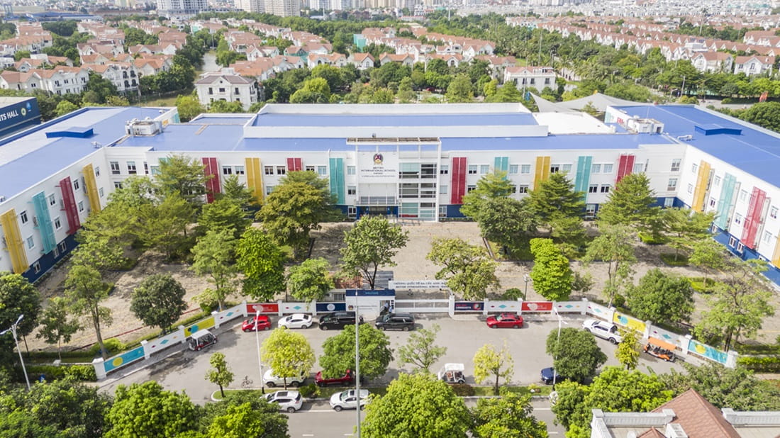 British international school Hanoi Aerial shot