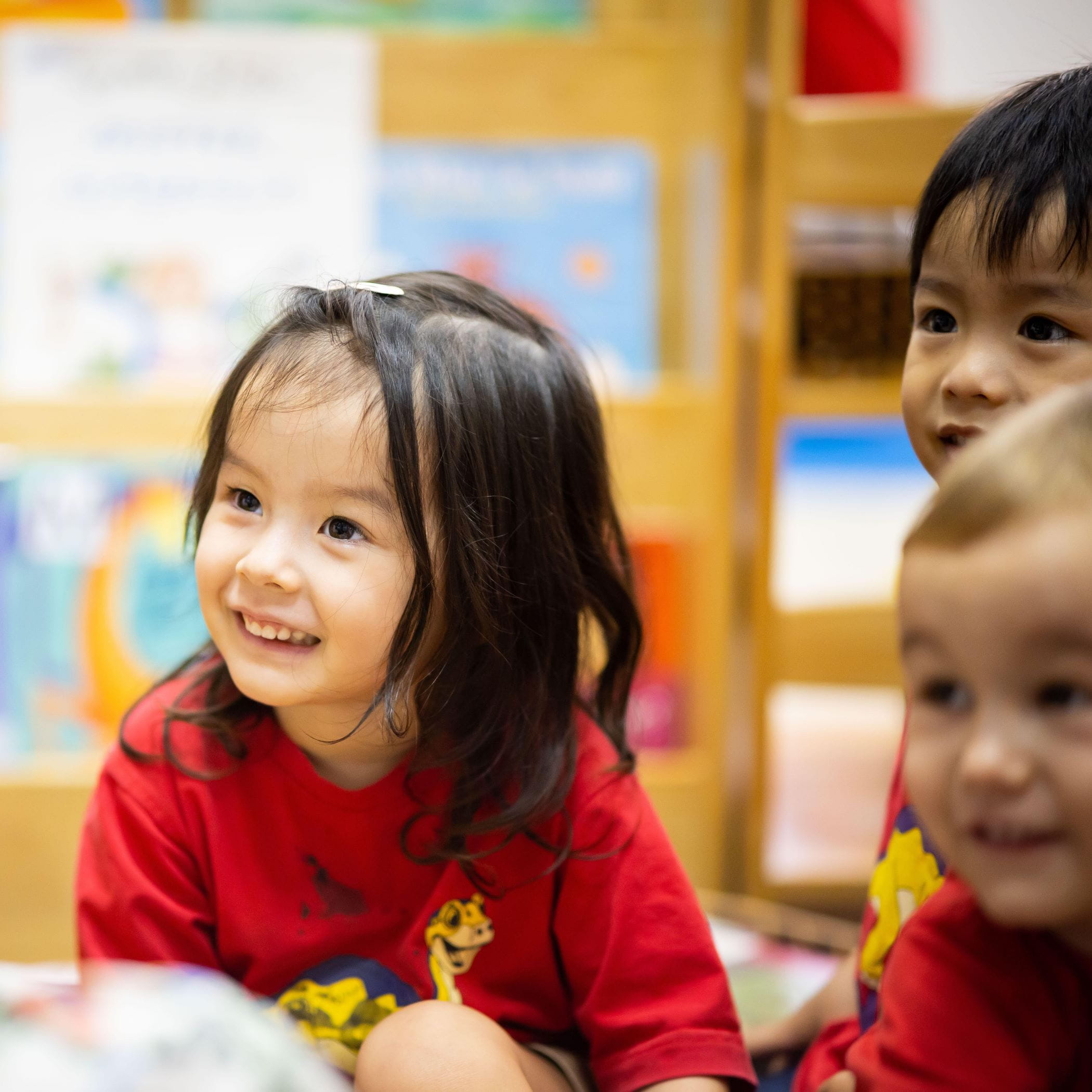 EYFS students paying attention