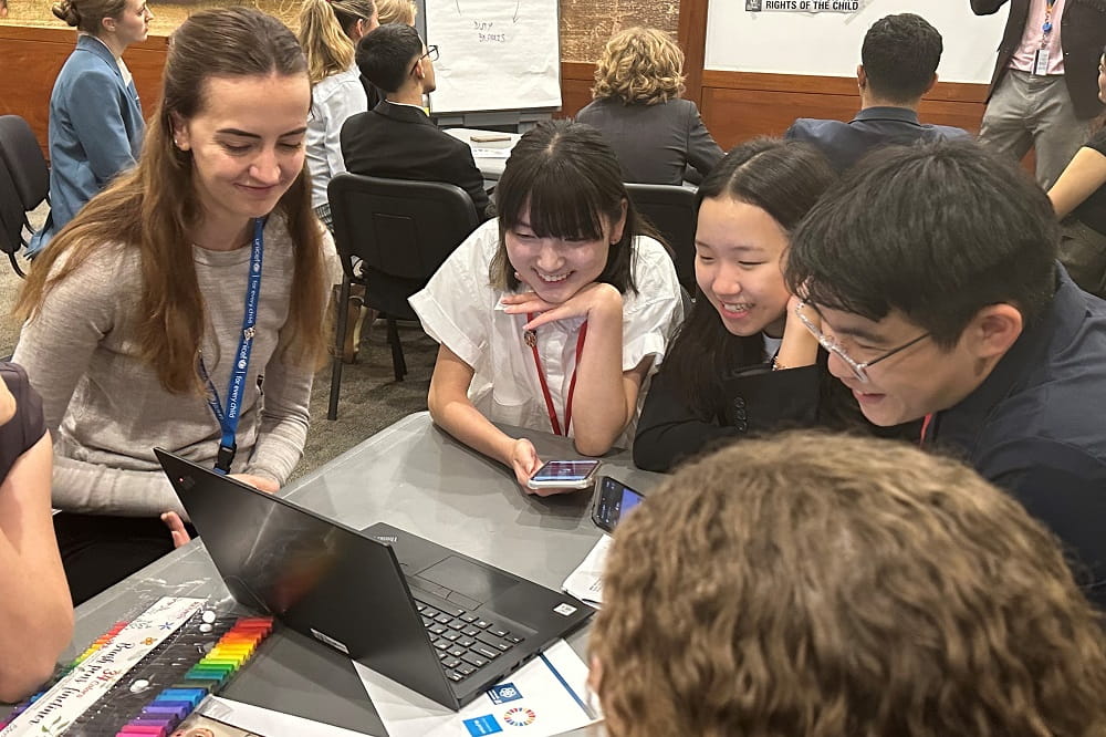 BIS Hanoi Student Ambassadors Attend NAE UNICEF Summit 2023 in New York | British International School Hanoi - Carousel For News Detail