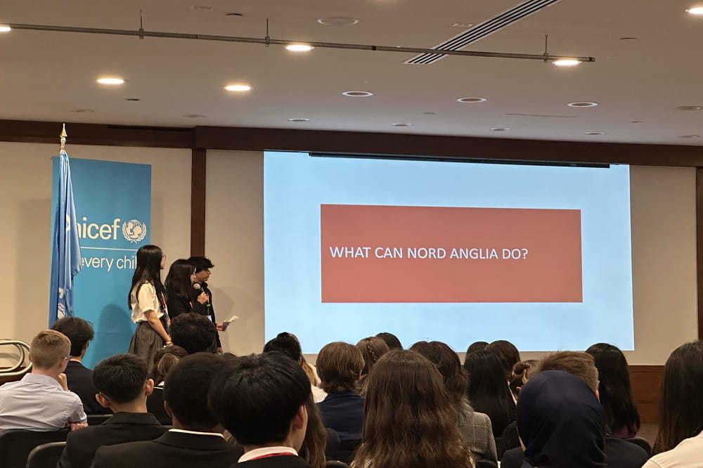 BIS Hanoi Student Ambassadors Attend NAE UNICEF Summit 2023 in New York | British International School Hanoi - Carousel For News Detail