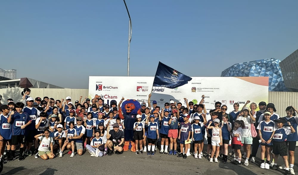 Cộng đồng trường BIS Hà Nội cùng nhau tham gia giải chạy từ thiện BritCham Fun Run 2024 - BIS Hanoi families come together for BritCham Fun Run