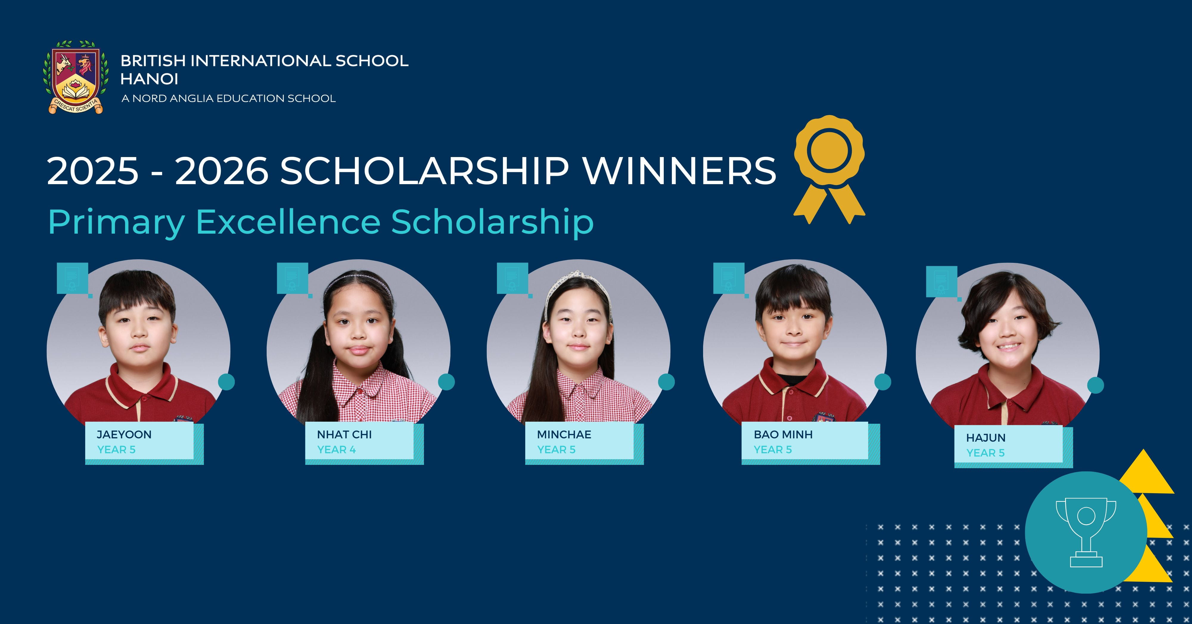 Celebrating our 2025 2026 BIS Hanoi scholars | British International School Hanoi - scholars 25-26