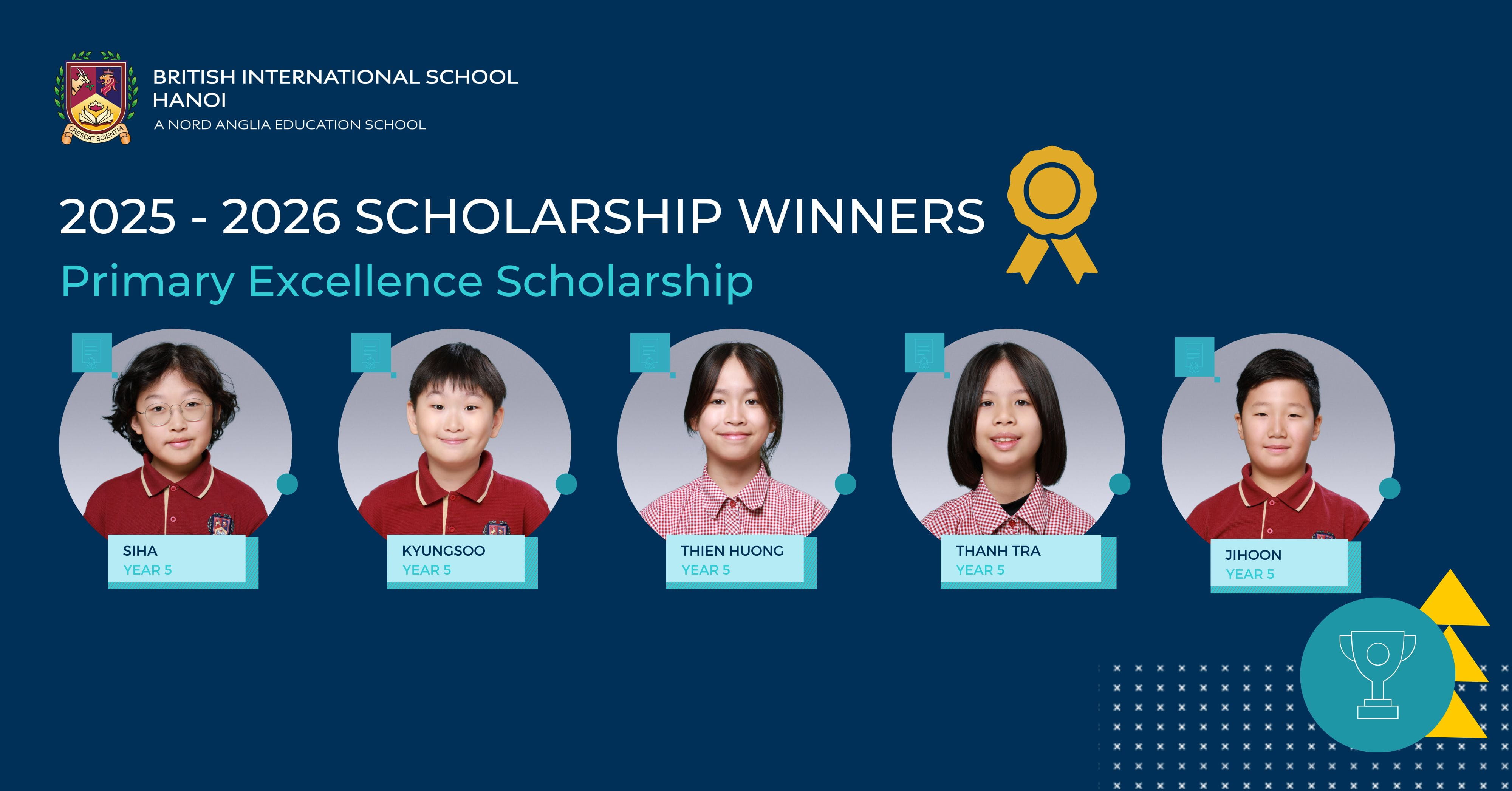 Celebrating our 2025 2026 BIS Hanoi scholars | British International School Hanoi - scholars 25-26