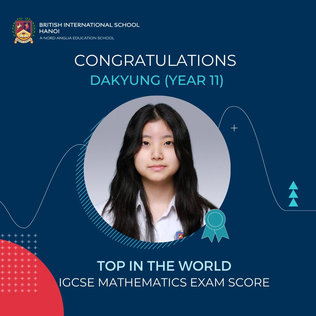 BIS Hanoi celebrates ‘Top in the World’ achievement in IGCSE Mathematics | British International School in Hanoi - Carousel For News Detail