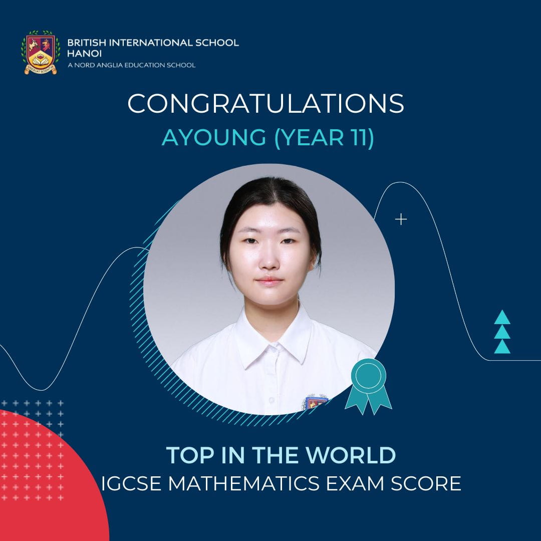 BIS Hanoi celebrates ‘Top in the World’ achievement in IGCSE Mathematics | British International School in Hanoi - Carousel For News Detail