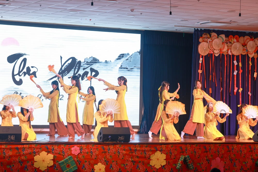 BIS Hanoi celebrates a joyful and vibrant Tet assembly | British International School Hanoi - tet assembly