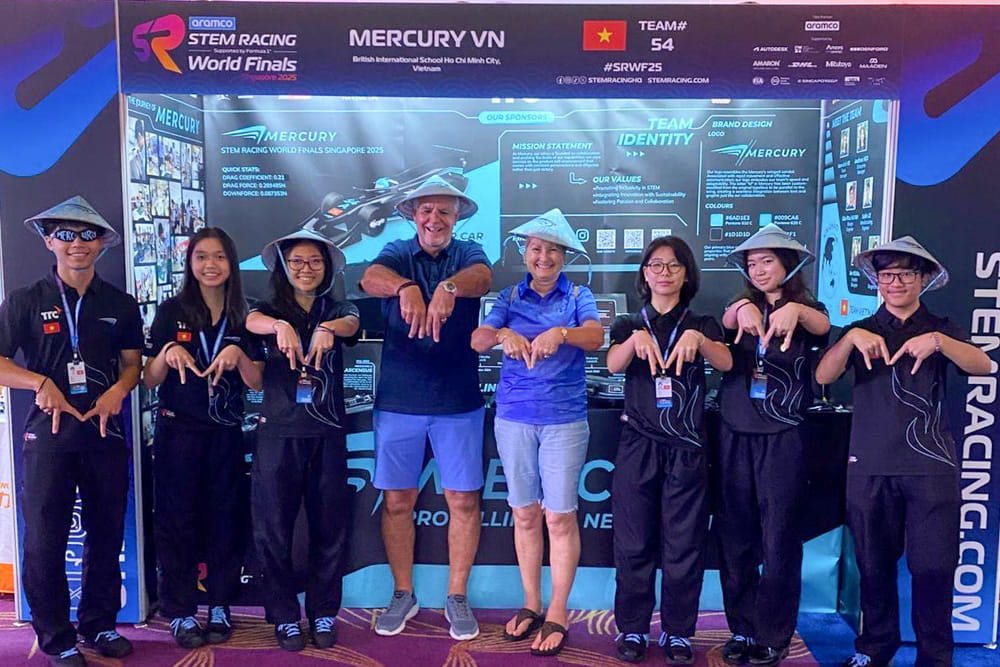 Team Mercury VN Shine on the Global Stage at the 2025 Aramco STEM Racing World Finals Supported by Formula 1 in Singapore - Team Mercury VN Shine on the Global Stage at the 2025 Aramco STEM Racing World Finals