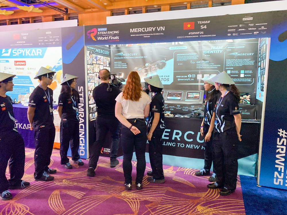 Team Mercury VN Shine on the Global Stage at the 2025 Aramco STEM Racing World Finals Supported by Formula 1 in Singapore - Team Mercury VN Shine on the Global Stage at the 2025 Aramco STEM Racing World Finals