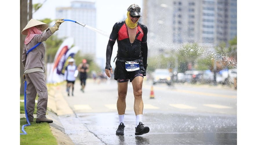 BISHCMC Athelete Chris La Grange in the Danang IRONMANmin 3