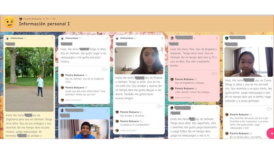 Padlet Personal Info