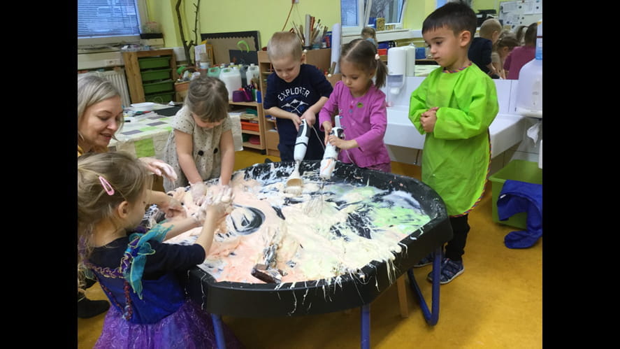Soap Snow Flakes at Nursery - soap-snow-flakes-at-nursery
