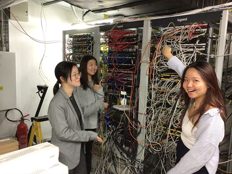 IB Computer Science visit to the Server Room - Carousel For News Detail