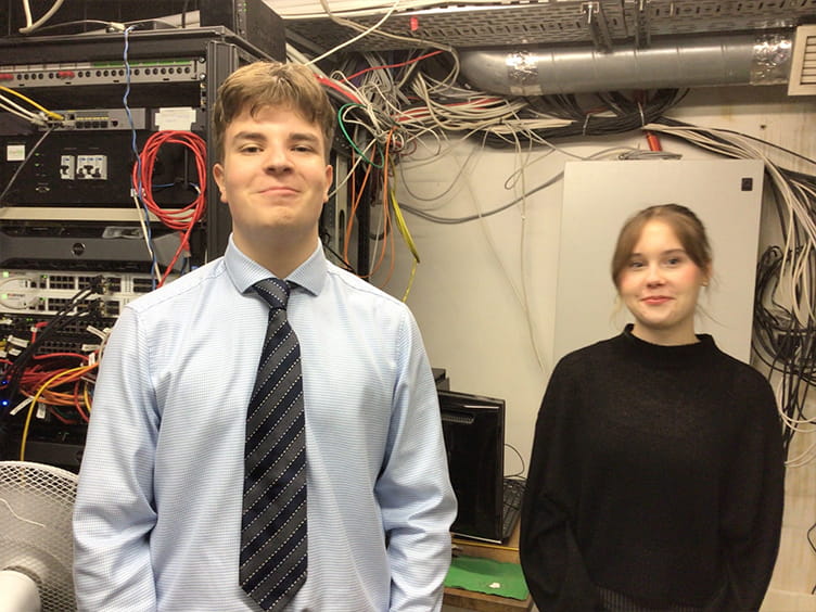 IB Computer Science visit to the Server Room - Carousel For News Detail