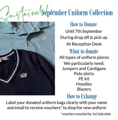 September Sustainable Uniform Sale - September Sustainable Uniform Sale