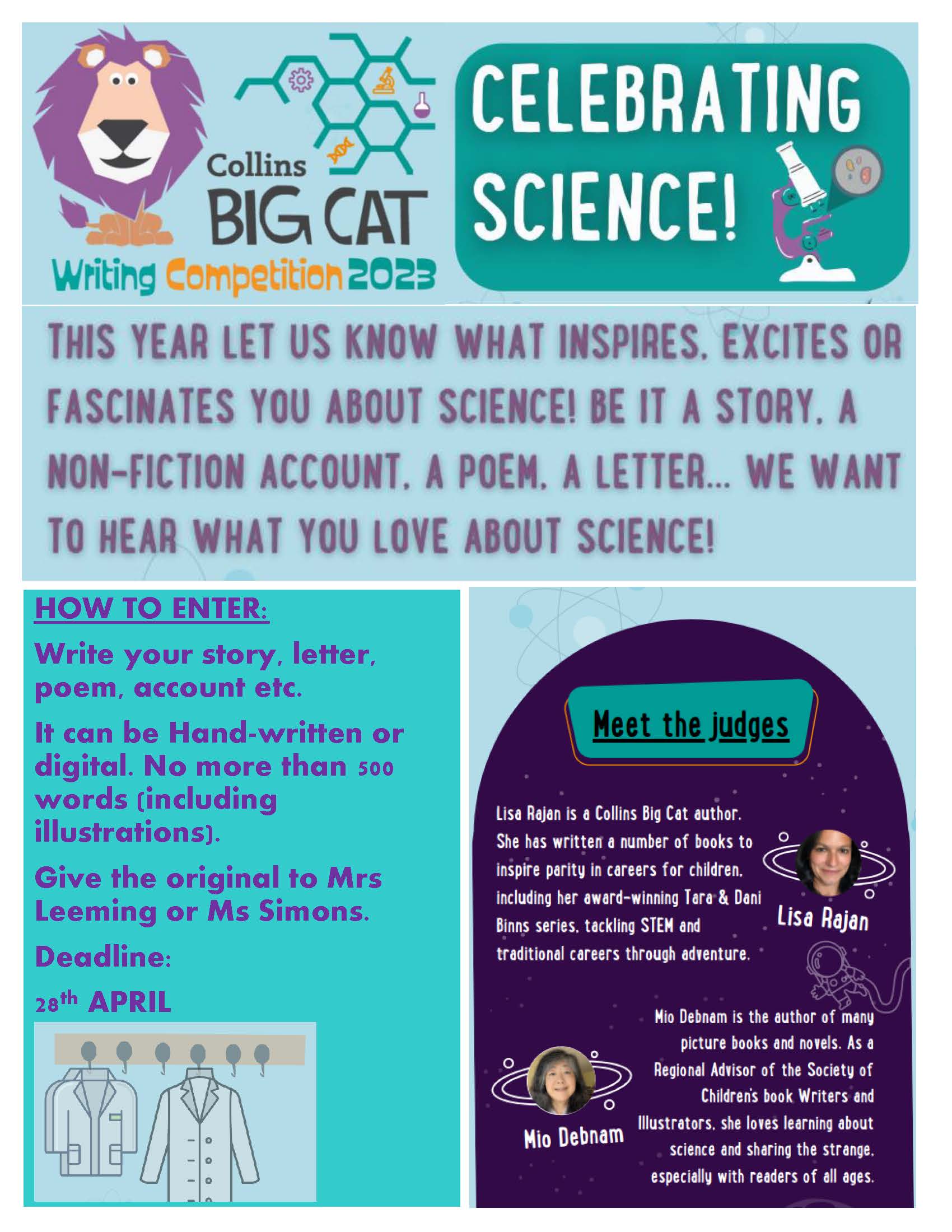 Big Cat Collins Writing Competition