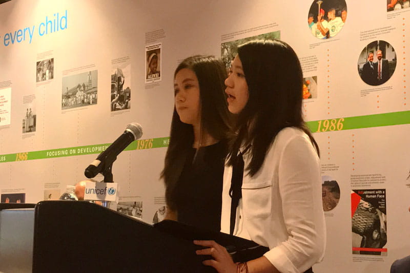 BSB学生参加纽约诺德安达—联合国儿童基金会学生峰会! - BSB Students attending NAE-UNICEF Summit in New York