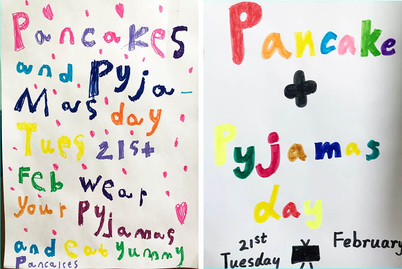 煎饼和睡衣日！ - Pancake and Pyjamas Day