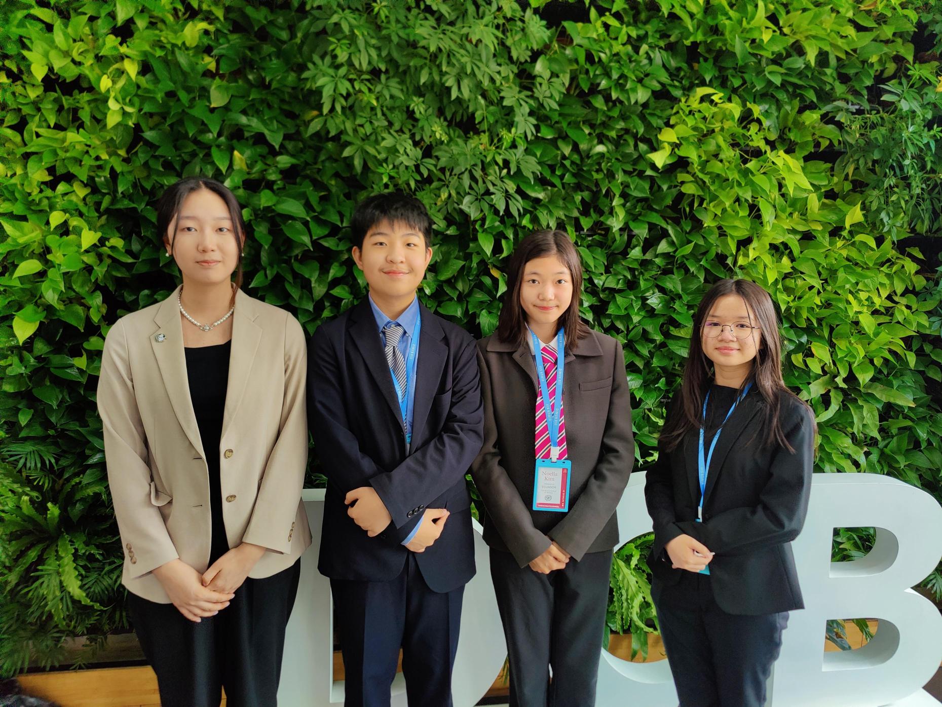 八年级学生Zi Ling回顾模拟联合国会议 - Year 8 Zi Ling reflects on MUN Conference March 2023