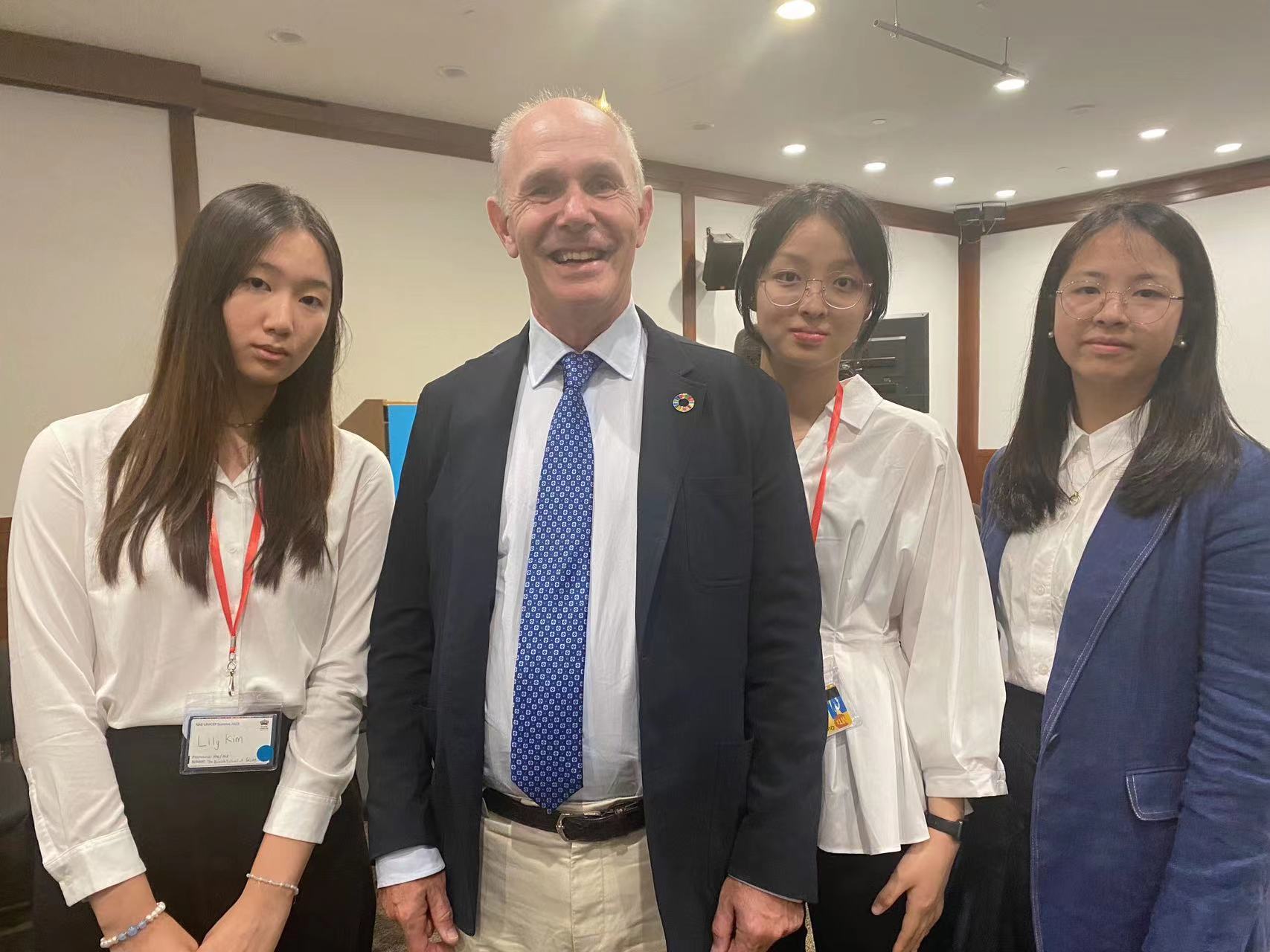 BSB Ambassadors at the NAE-UNICEF Summit in New York 2023 - BSB Ambassadors at the NAE-UNICEF Summit in New York 2023