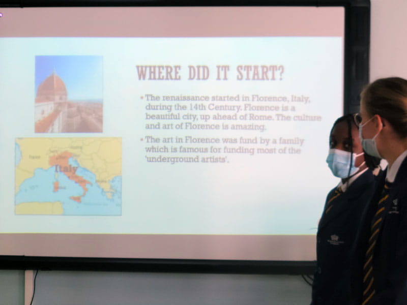 Year 8 Humanities - Travel back to the Renaissance - Year 8 Humanities - Travel back to the Renaissance