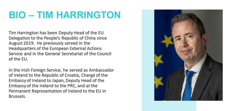 Meet Deputy Head of EU Delegation to China – Mr. Harrington - Meet Deputy Head of EU Delegation to China Mr Harrington