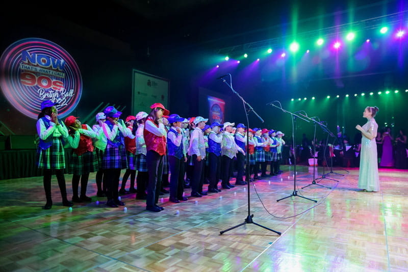 BSB Choir delighted audiences at the British Ball 2022 - BSB Choir delighted audiences at the British Ball 2022