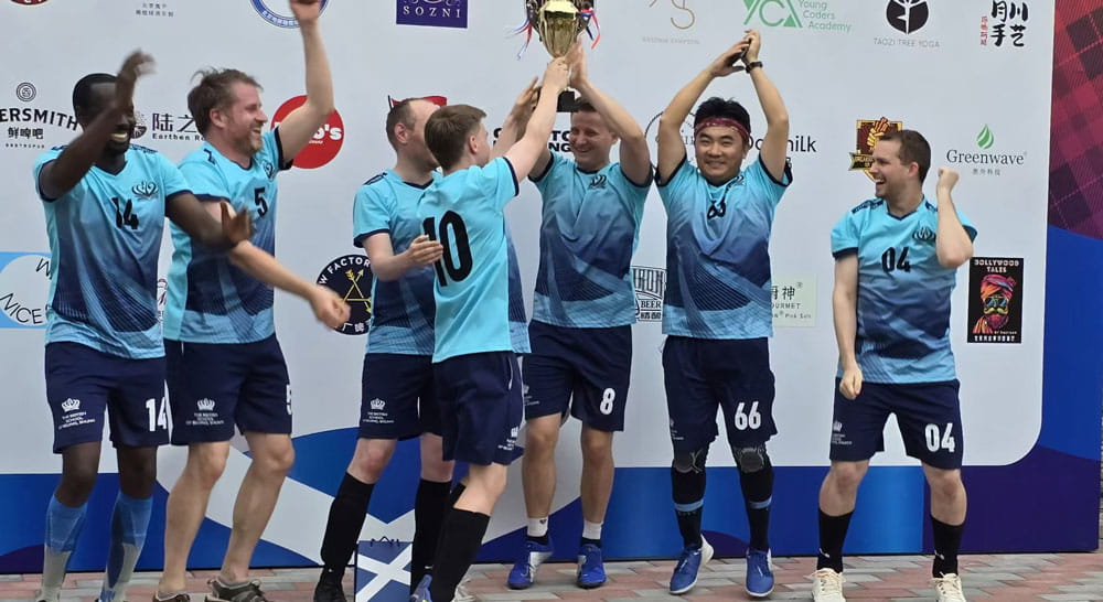 BSB won BritCham Highland Games Football Competition - BSB won BritCham Highland Games Football Competition