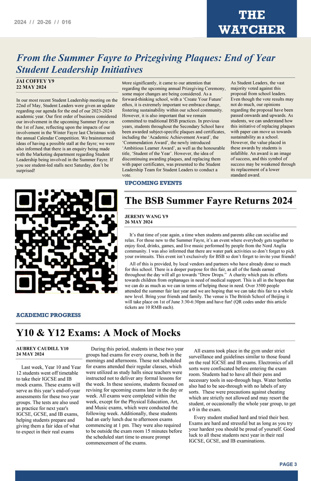 The Watcher 16th Edition 26 May 2024 - The Watcher 16th Edition 26 May 2024