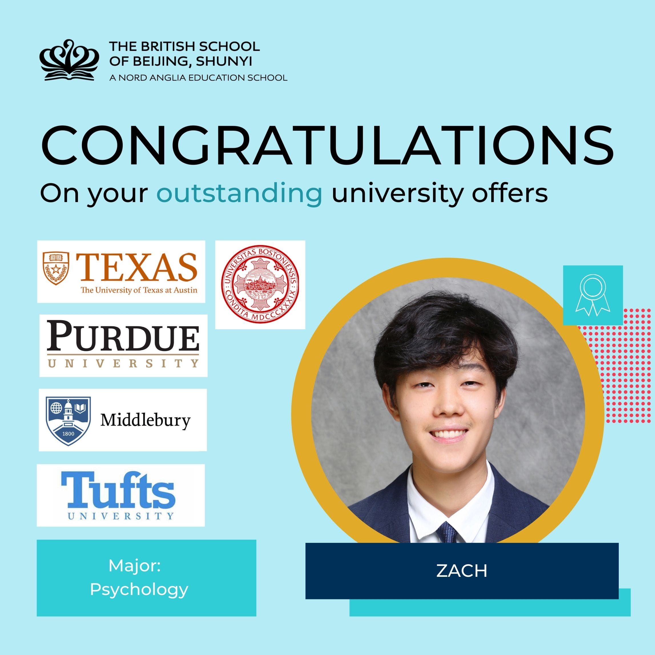 Outstanding University Outcomes at the British School of Beijing Shunyi - Outstanding University Outcomes at the British School of Beijing Shunyi