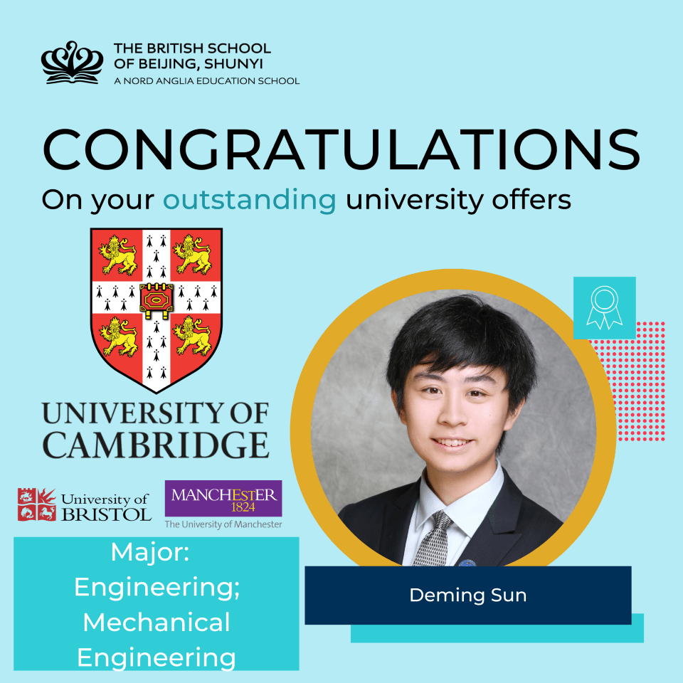 BSB Shunyi - TWO CAMBRIDGE OFFERS! - TWO CAMBRIDGE OFFERS