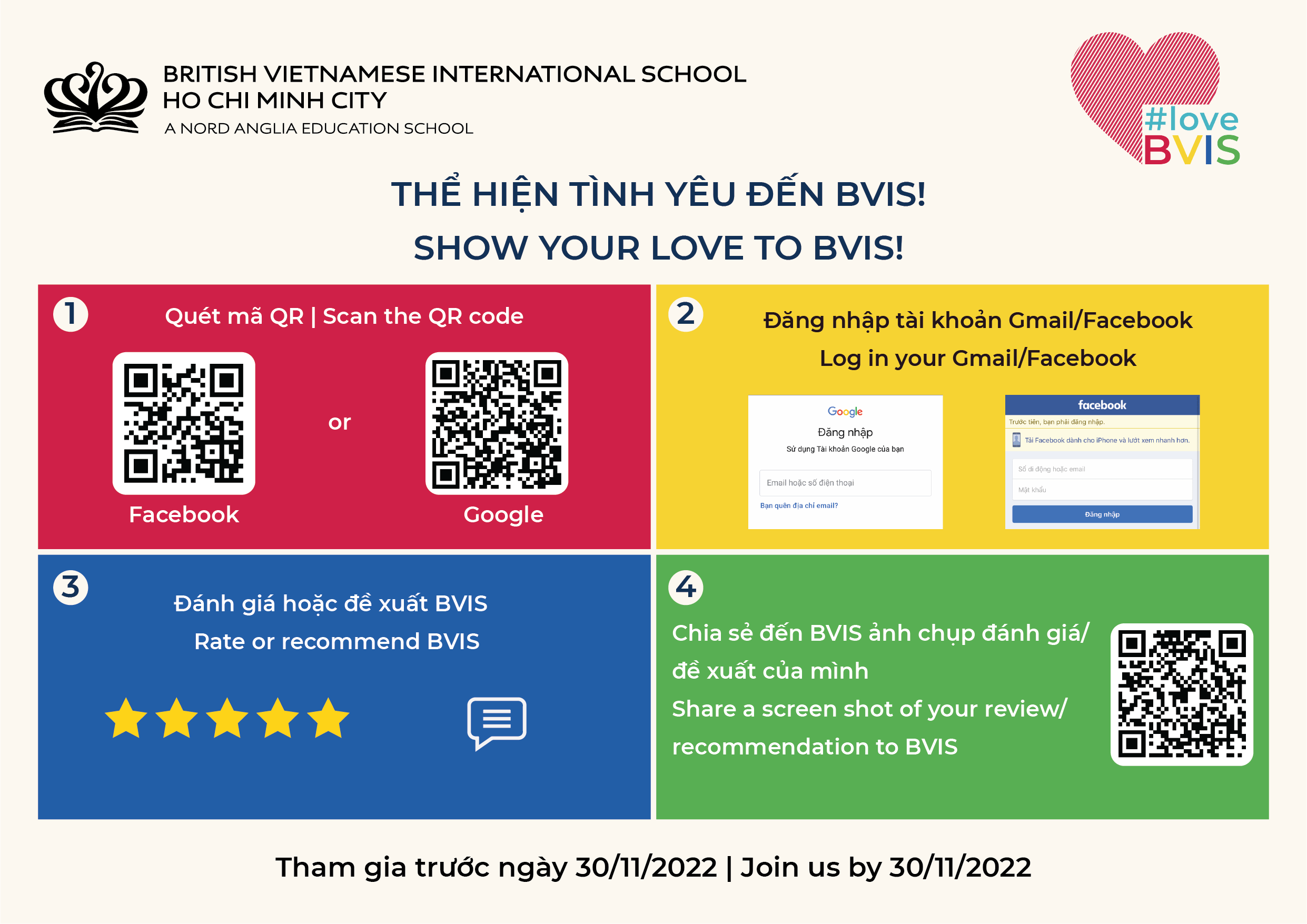 #LOVEBVIS2022 - CÙNG THỂ HIỆN TÌNH YÊU ĐẾN BVIS NGAY HÔM NAY!  - LOVEBVIS2022 SHOW YOUR LOVE TO BVIS TODAY