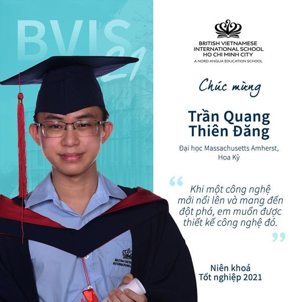 Thien Dang Success Story| BVIS HCMC - Thien Dang University Offer