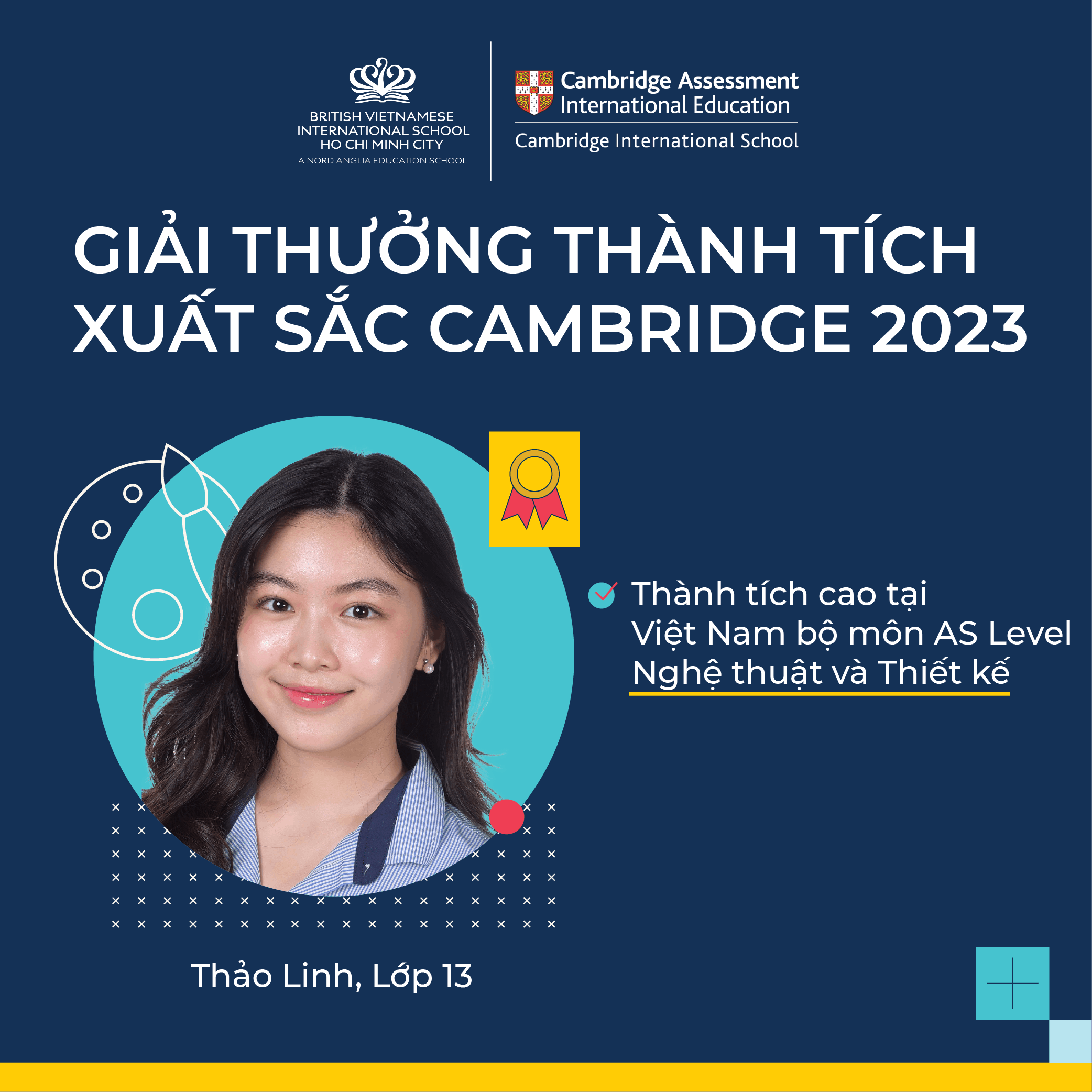 Học sinh BVIS đạt giải thưởng thành tích xuất sắc Cambridge 2023 với kết quả thi cao nhất Việt Nam! - vie