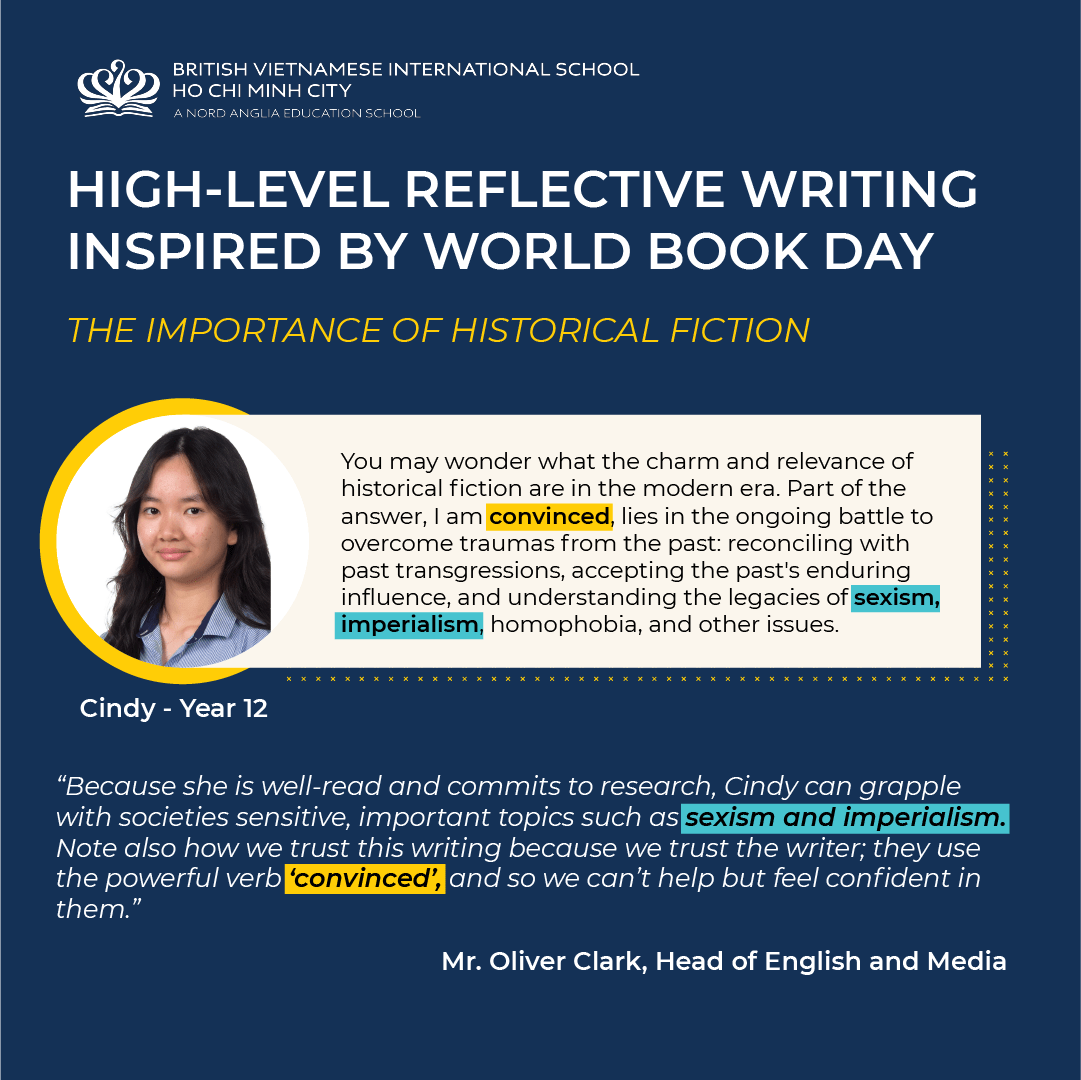 High-level reflective writing inspired by World Book Day - Carousel For News Detail