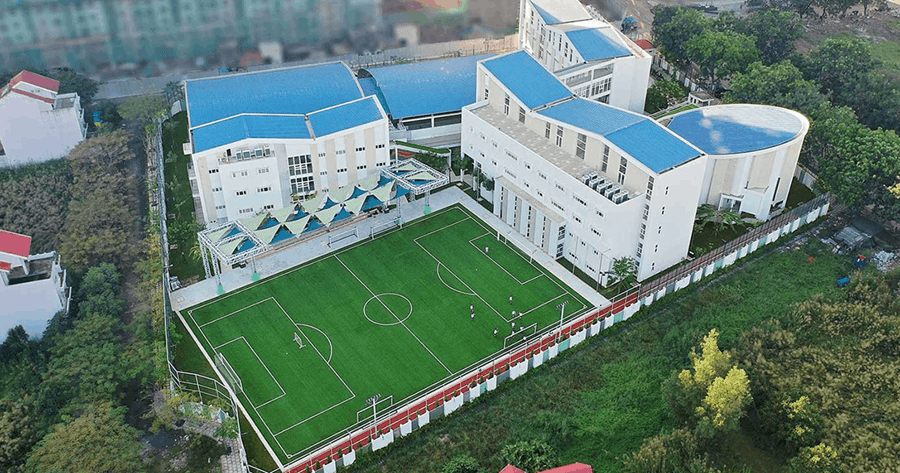 Toàn cảnh khuôn viên của trường ABCIS