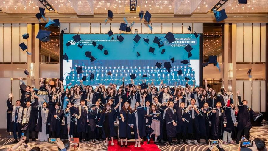 Lễ tốt nghiệp 2025 của học sinh BVIS TP.HCM