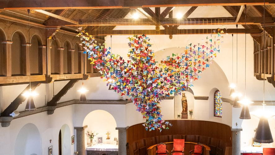 Origami dove artwork - Origami dove artwork