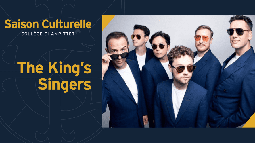 Salle comble ! La Saison Culturelle de Champittet se termine par un concert de l'ensemble vocal primé The King's Singers - Champittet Cultural Season closes with concert